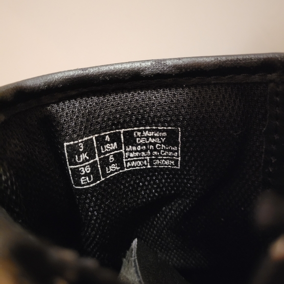 Dr.Martens Delaney Combat Boots - Picture 5 of 6